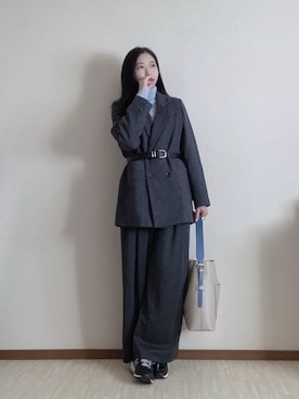 「アイテム（アクセサリー）」を使った、susan925さん（レディース・163cm）の冬コーディネート