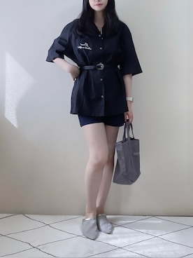 「アイテム（トートバッグ）」を使った、susan925さん（レディース・163cm）の夏コーディネート