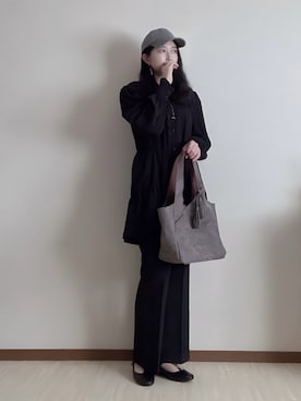 「アイテム（イヤーカフ）」を使った、susan925さん（レディース・163cm）の秋コーディネート