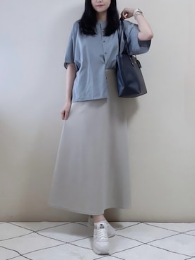 「アイテム（トートバッグ）」を使った、susan925さん（レディース・163cm）の夏コーディネート