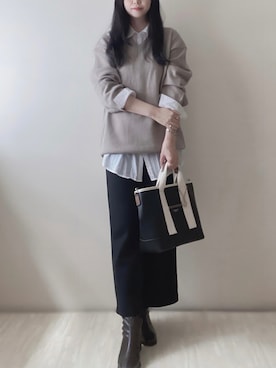 「& chouette（アンドシュエット）のアイテム」を使った、susan925さん（レディース・163cm）の秋コーディネート