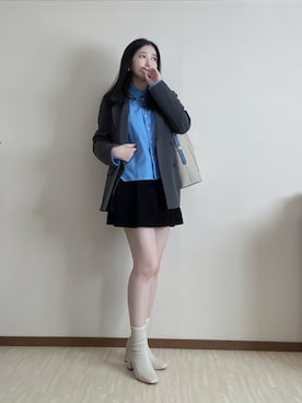 「アイテム（リング）」を使った、susan925さん（レディース・163cm）の秋コーディネート