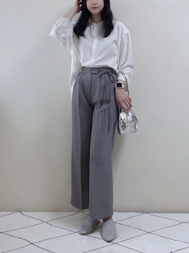 「アイテム（リング）」を使った、susan925さん（レディース・163cm）の秋コーディネート