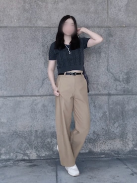 「アイテム（ネックレス）」を使った、susan925さん（レディース・163cm）の夏コーディネート