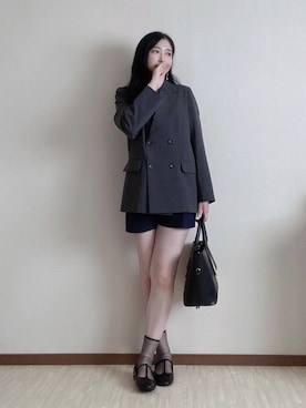 「アイテム（リング）」を使った、susan925さん（レディース・163cm）の秋コーディネート