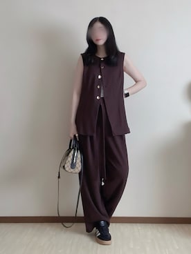 「アイテム（ボストンバッグ）」を使った、susan925さん（レディース・163cm）の夏コーディネート