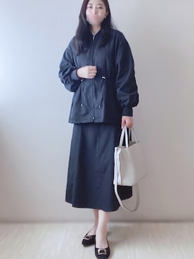 「VIS（ビス）のアイテム（ブルゾン）」を使った、susan925さん（レディース・163cm）の秋コーディネート