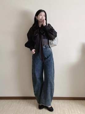 「menue（メヌエ）のアイテム」を使った、susan925さん（レディース・163cm）の夏コーディネート