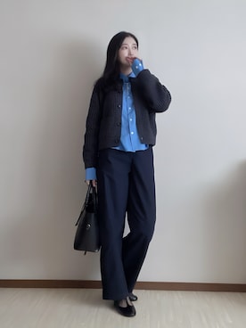 「アイテム（リング）」を使った、susan925さん（レディース・163cm）の秋コーディネート