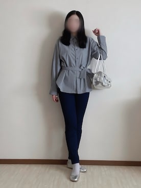 「アイテム（バレエシューズ）」を使った、susan925さん（レディース・163cm）の秋コーディネート