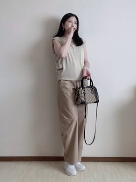 「アイテム（ブレスレット）」を使った、susan925さん（レディース・163cm）の秋コーディネート