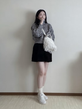 「アイテム（イヤリング）」を使った、susan925さん（レディース・163cm）の秋コーディネート