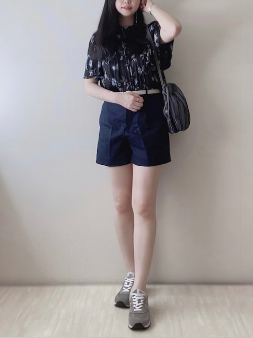 【シンプルでカジュアルコーデにピッタリ★】ショートパンツ スニーカーとショートパンツの夏カジュアルコーデ♪ | いつたけ