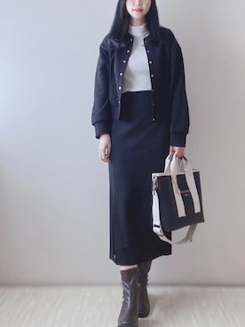 「& chouette（アンドシュエット）のアイテム」を使った、susan925さん（レディース・163cm）の冬コーディネート
