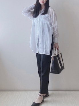 「& chouette（アンドシュエット）のアイテム」を使った、susan925さん（レディース・163cm）の春コーディネート