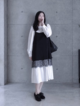 「アイテム（ワンピース/ドレス）」を使った、susan925さん（レディース・163cm）の秋コーディネート