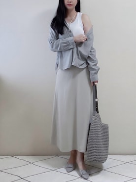 「NATURAL BEAUTY BASIC（ナチュラルビューティーベーシック）のアイテム」を使った、susan925さん（骨格ナチュラル・レディース・163cm）の夏コーディネート