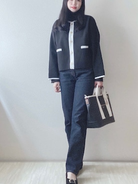「& chouette（アンドシュエット）のアイテム」を使った、susan925さん（レディース・163cm）の春コーディネート