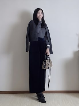 「アイテム（アクセサリー）」を使った、susan925さん（レディース・163cm）の秋コーディネート