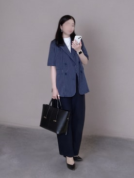 「アイテム（イヤリング）」を使った、susan925さん（レディース・163cm）の夏コーディネート