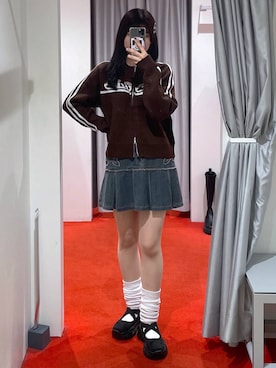 「ALAND（エーランド）のアイテム」を使った、𝑀𝑜𝑚𝑜さん（レディース・162cm）の秋コーディネート