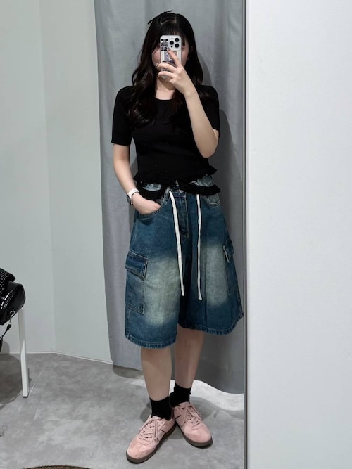 3.3 Field Trip／ロープハーフデニムパンツ