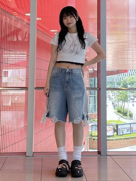 𝑀𝑜𝑚𝑜さん（レディース・162cm）の夏コーディネート