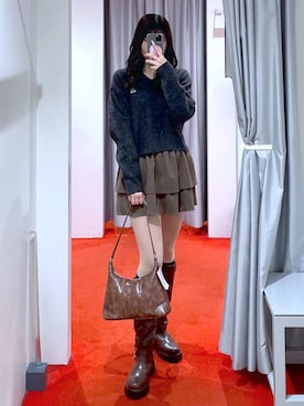 𝑀𝑜𝑚𝑜さん（レディース・162cm）の冬コーディネート