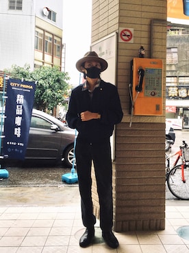 「ALBA（アルバ）のアイテム」を使った、Pato Vetoriniさん（メンズ・168cm）の冬コーディネート