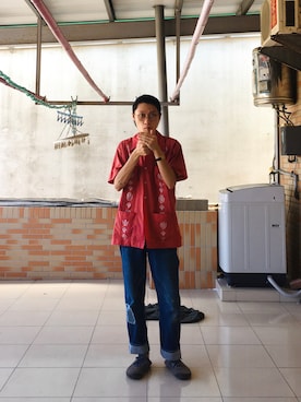 「ALBA（アルバ）のアイテム」を使った、Pato Vetoriniさん（メンズ・168cm）の秋コーディネート