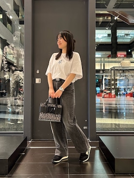 「ARMANI EXCHANGE（アルマーニエクスチェンジ）のアイテム」を使った、SAYOさん（レディース・156cm）の秋コーディネート