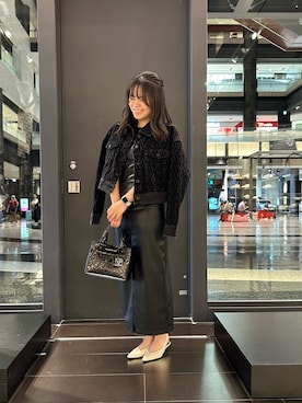 「ARMANI EXCHANGE（アルマーニエクスチェンジ）のアイテム」を使った、SAYOさん（レディース・156cm）の秋コーディネート