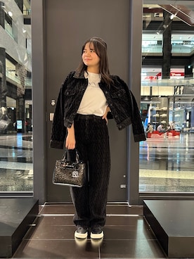 「ARMANI EXCHANGE（アルマーニエクスチェンジ）のアイテム」を使った、SAYOさん（レディース・156cm）の秋コーディネート
