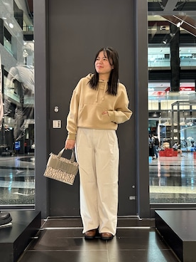 「ARMANI EXCHANGE（アルマーニエクスチェンジ）のアイテム」を使った、SAYOさん（レディース・156cm）の秋コーディネート