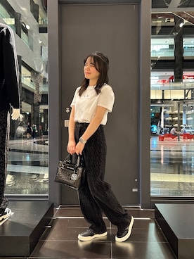 「ARMANI EXCHANGE（アルマーニエクスチェンジ）のアイテム」を使った、SAYOさん（レディース・156cm）の秋コーディネート