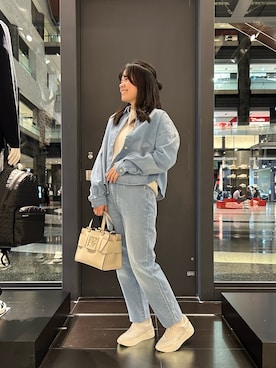 「ARMANI EXCHANGE（アルマーニエクスチェンジ）のアイテム」を使った、SAYOさん（レディース・156cm）の秋コーディネート