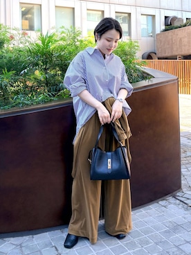 「MILOS（ミロス）のアイテム」を使った、Hiyoさん（レディース・152cm）の秋コーディネート