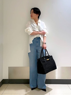 「COTTO（コトゥー）のアイテム」を使った、Hiyoさん（レディース・152cm）の春コーディネート