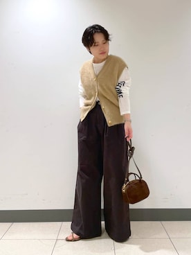 「アイテム（チノパンツ）」を使った、Hiyoさん（レディース・152cm・20代）の夏コーディネート