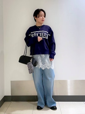 Hiyoさん（レディース・152cm）の冬コーディネート