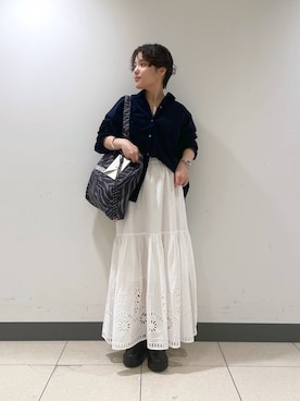 「アイテム（ブレスレット）」を使った、Hiyoさん（レディース・152cm・20代）の夏コーディネート