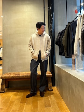 八木さん（メンズ・178cm）の冬コーディネート