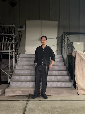 「アイテム（その他小物）」を使った、八木さん（メンズ・178cm）の秋コーディネート