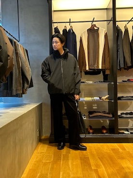 「アイテム（その他アウター）」を使った、八木さん（メンズ・178cm・20代）の冬コーディネート