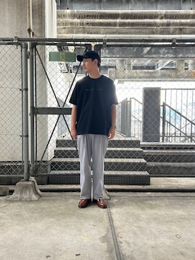 「URBAN RESEARCH（アーバンリサーチ）のアイテム（ローファー）」を使った、ur20241030さん（メンズ・178cm）の夏コーディネート