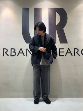 「アイテム（アナログ腕時計）」を使った、八木さん（メンズ・178cm）の秋コーディネート