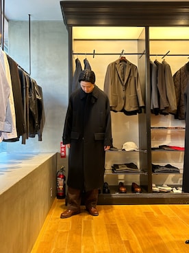 「アイテム（その他アウター）」を使った、八木さん（メンズ・178cm・20代）の秋コーディネート