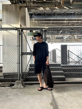 「ur」｜八木さん（メンズ・178cm）の夏コーディネート