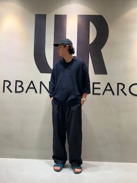 「アーバンリサーチ」｜八木さん（メンズ・178cm）の秋コーディネート