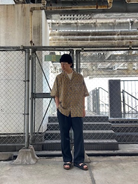 「URBANRESEARCH」｜「アイテム（ニットキャップ/ビーニー）」を使った、ur20241030さん（メンズ・178cm）の春コーディネート
